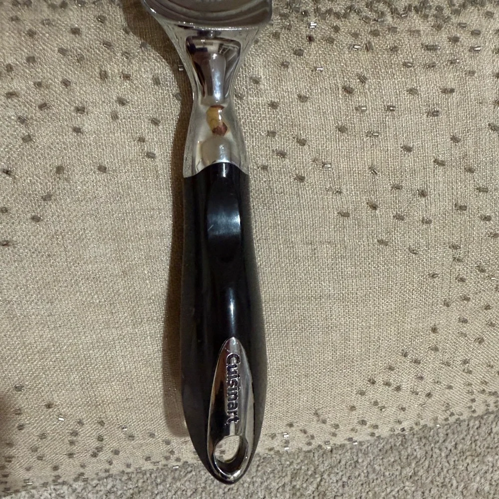 Cuisinart Black and Silver Stainless Steel Ice Cream Scoop